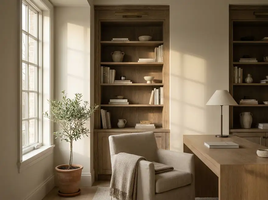 A quiet corner of the Homestead office